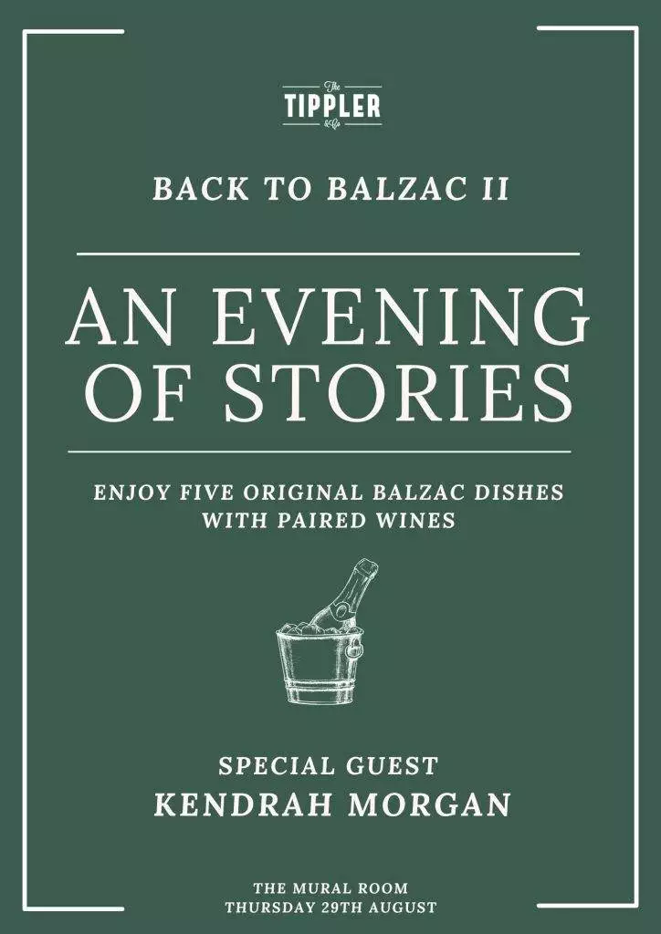 An evening of Stories - 
Back to Balzac